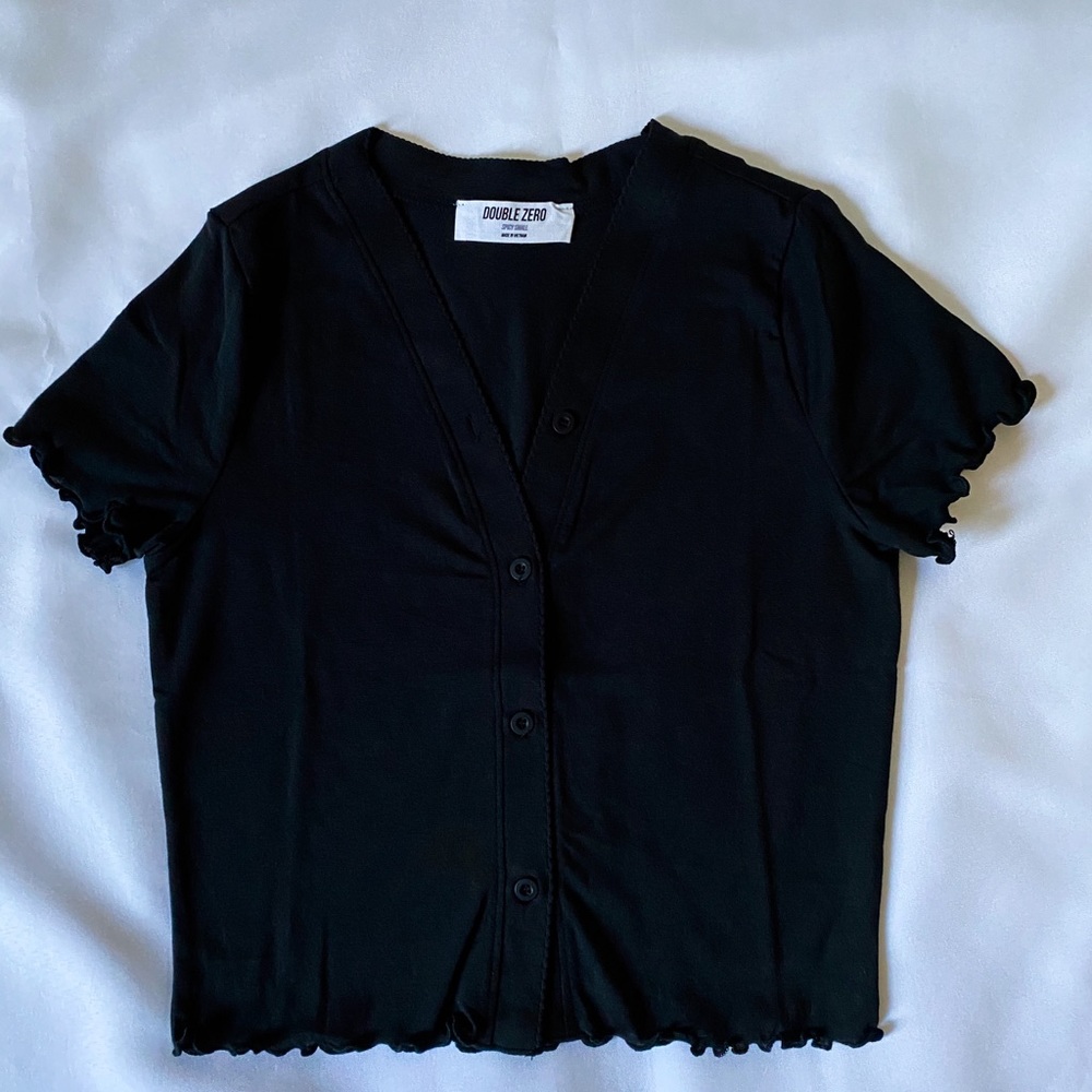 Lettuce Edge Crop Top
